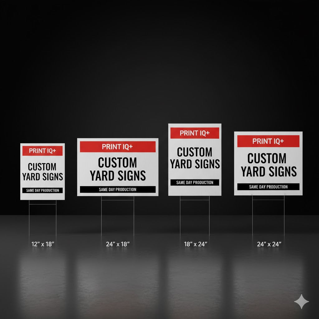 CUSTOM YARD SIGNS - BEST PRICE GUARANTEE!