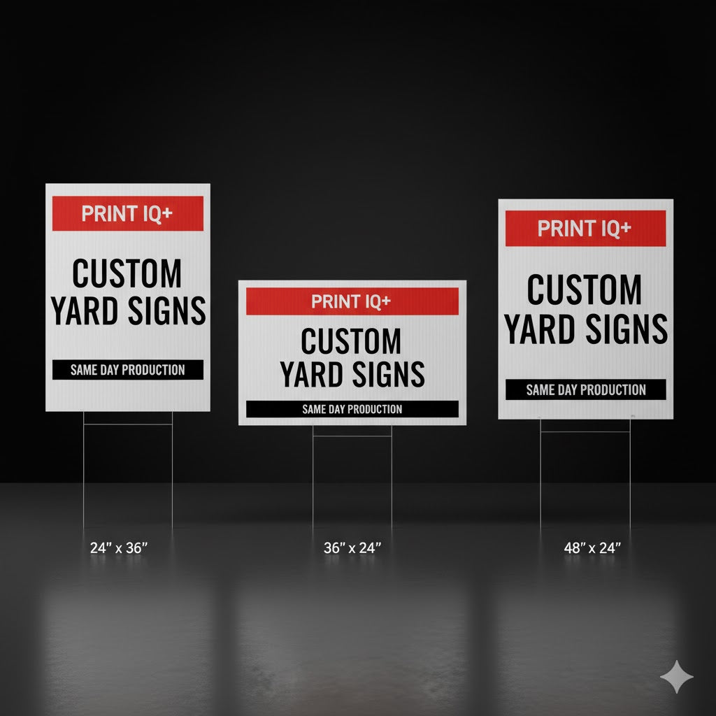 CUSTOM YARD SIGNS - BEST PRICE GUARANTEE!